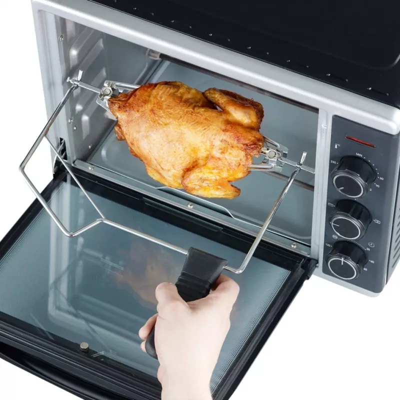Severin TO 2056 Toaster-Ofen 30 L Schwarz, Edelstahl Grill