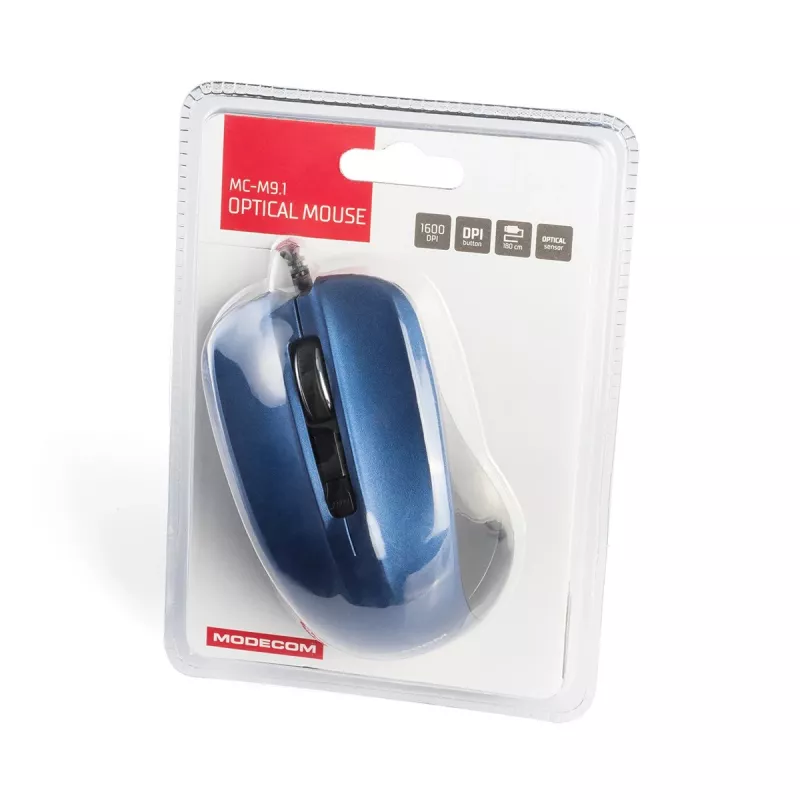 Maus Modecom MC-M9.1 USB Typ-A optisch beidhändig