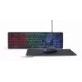 Kabelgebundene Full-Size-Tastatur mit Maus Gembird KBS-UML-01 — USB, QWERTY US, 104 Tasten, schwarz