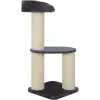 Kratzbaum ZOLUX Big Cat 2 – Sisal, 505×505×1120 mm, schwarz, 15,3 kg
