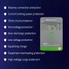 Qoltec, Solar-MPPT-Laderegler mit Temperatursensor 20A 12V/24V Display LCD 2 X USB