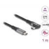 USB-Kabel DeLOCK 81131 1 m USB-C Schwarz 40 Gbit/s