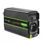 Qoltec Monolith power adapter/inverter Auto 600 W Schwarz