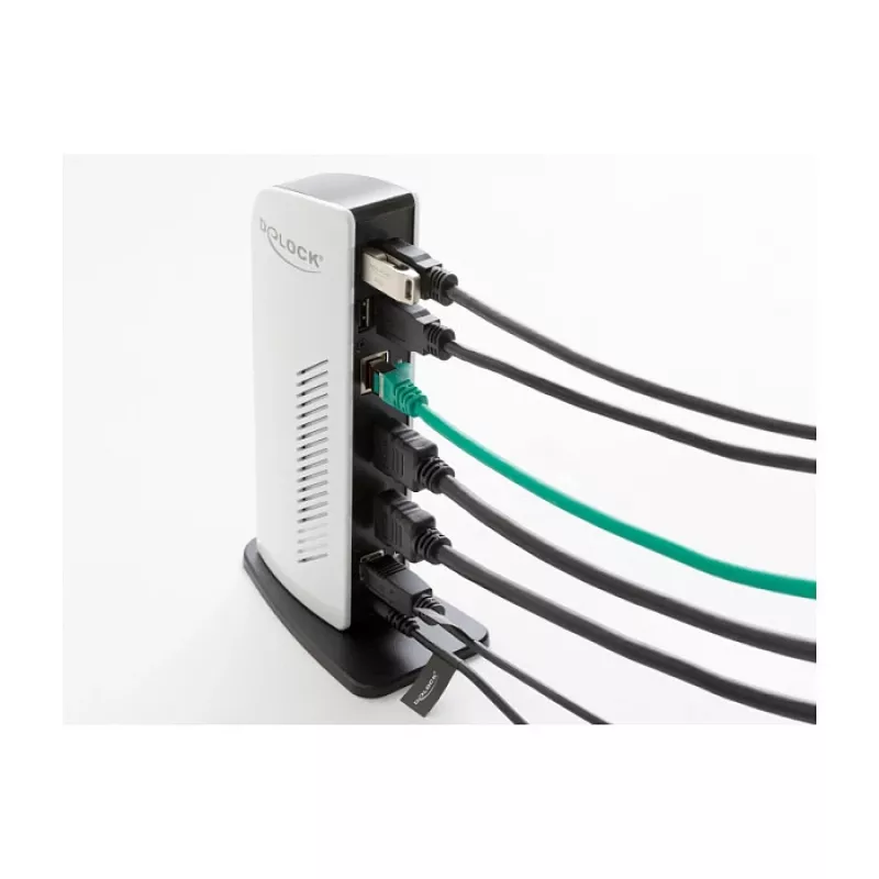 USB Dockingstation DeLOCK 87771 Dual HDMI Full-HD USB 3.2 LAN Audio