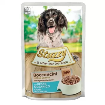 STUZZY Meeresfisch in Gelee - Nassfutter für Hunde - 100g