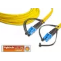 Lightwin LDP-09 LC-LC 15.0 Glasfaserkabel 15 m Gelb (LDP-09 LC-LC 15.0)