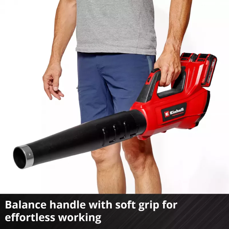 Professioneller Akku-Laubbläser GP-LB 36/230 Li E BL-Solo, 36 Volt (2x18 V) (Rot/Schwarz, ohne Akku und Ladegerät)