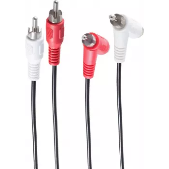 Audiokabel ShiverPeaks BS40121 0,5 m 2 x RCA Schwarz