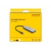 DeLOCK 64261 USB 3.2 Gen 1 Type-C Hub 10000 Mbit/s Schwarz Grau