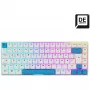 Sharkoon SKILLER SGK50 S3 PBT-Tastatur Gaming USB QWERTZ Deutsch Weiß