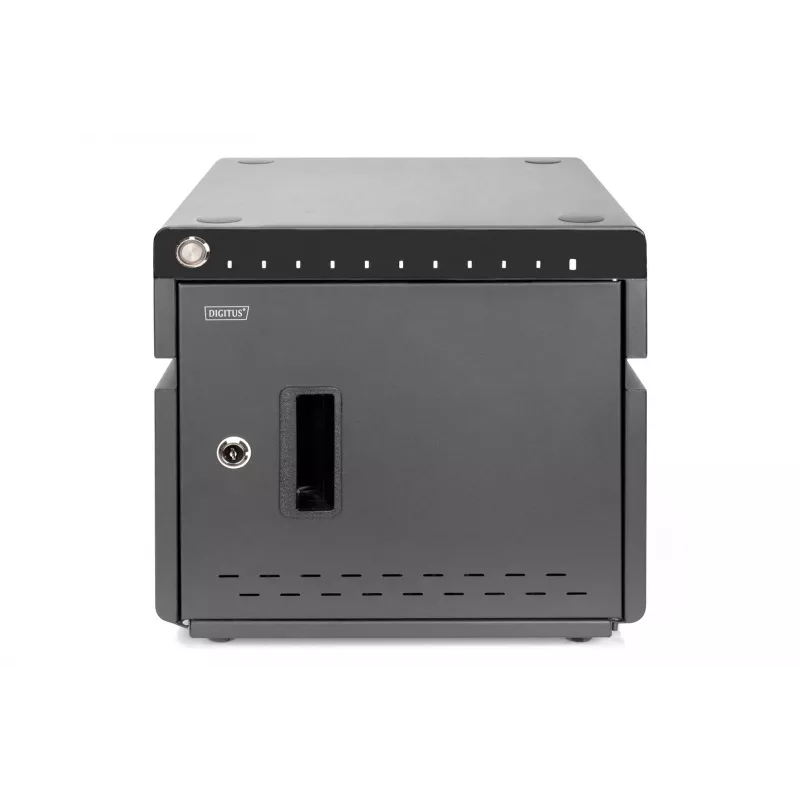 Digitus mobiler Desktop-Ladeschrank für 10 Notebooks/Tablets bis 13 Zoll, UV-C, USB-C