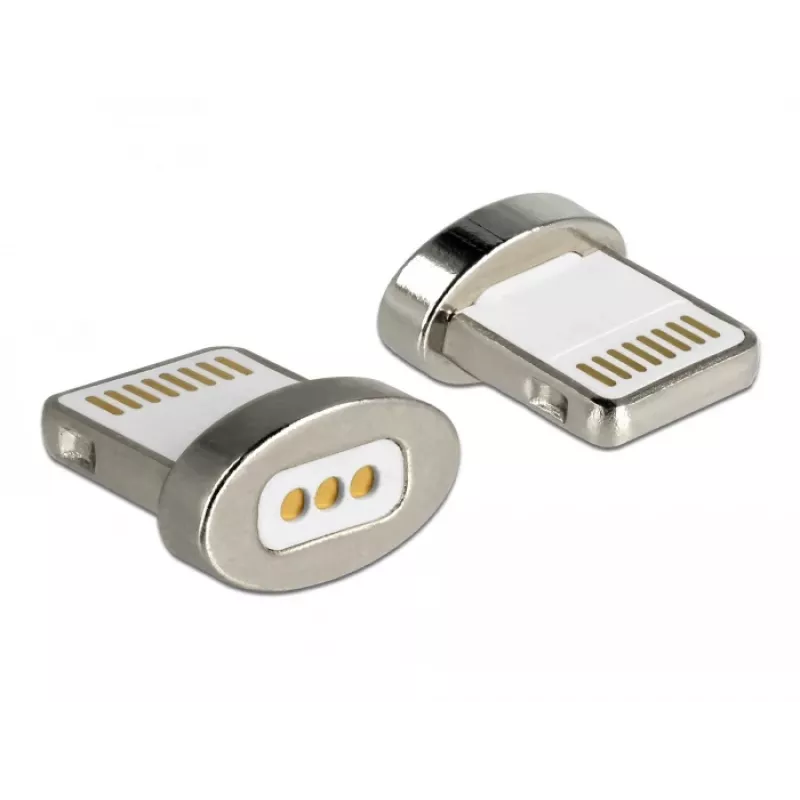 DeLOCK - Lightning-Adapter - magnetisch auf Lightning (M) - für Apple iPad/iPhone/iPod (Lightning) (65928)