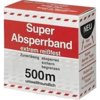 Absperrband KWB 951855, Marke KWB, Länge 500 m, Sicherheitsmarkierungsband