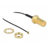 Antennenkabel DeLOCK RP-SMA-Buchse Schottmontage auf I-PEX MHF4 Stecker 0,81 35 cm