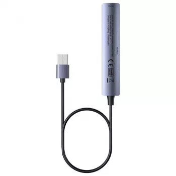 USB-Hub Unitek H1208CGY01 — 4-Port USB 3.0 (5 Gbit/s), abwärtskompatibel mit USB 2.0, Aluminium