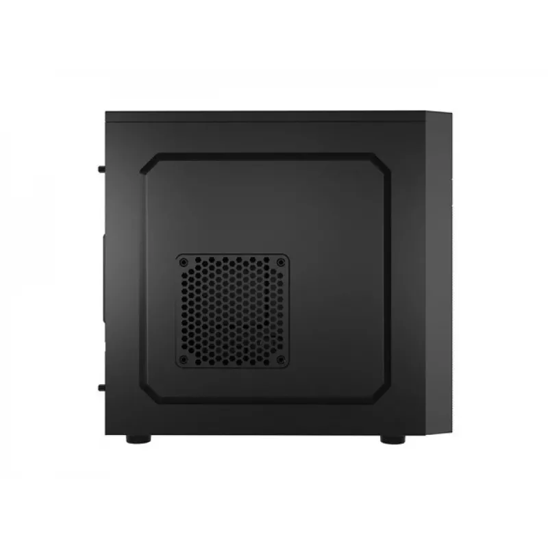PC-Gehäuse NATEC Helix Mini Tower Schwarz — microATX/Mini-ITX, 3×3,5 Zoll + 5×2,5 Zoll, 33 cm GPU, USB-C/USB-A Anschlüsse