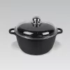 Topf mit Deckel Maestro MR-4628C, Edelstahl-Kochgeschirr, 28 cm Durchmesser, 5,8 L, antihaftbeschichtet, 2 Henkel