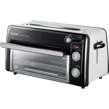 Toaster Tefal TL6008 2 Scheiben 1300 W Aluminium Schwarz