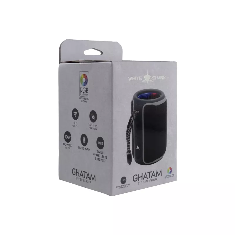 White Shark GBT-3007 Ghatam Schwarz/Grau
