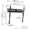 Vogels | Wandhalterung | MA3010-A1 | Neigbar | 32-55 Zoll | Maximale Belastbarkeit 40 kg | Schwarz