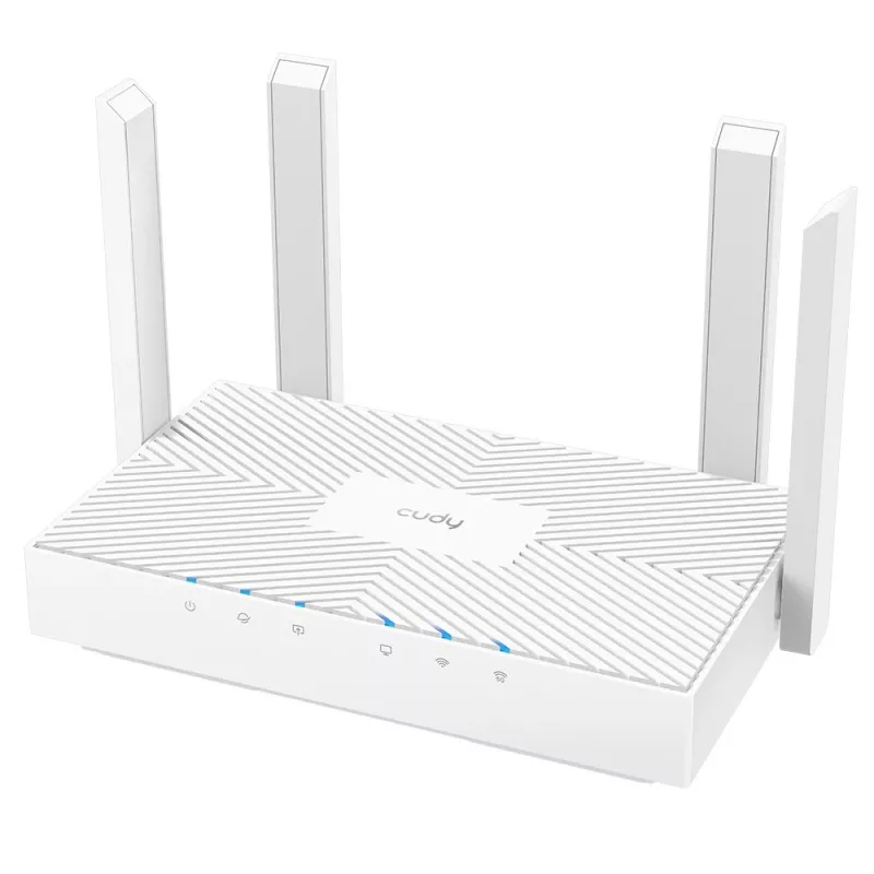 Router Cudy WR1300E Dualband Wi‑Fi 5 (802.11ac), 1167 Mbit/s, 4 externe Antennen, Gigabit Ethernet