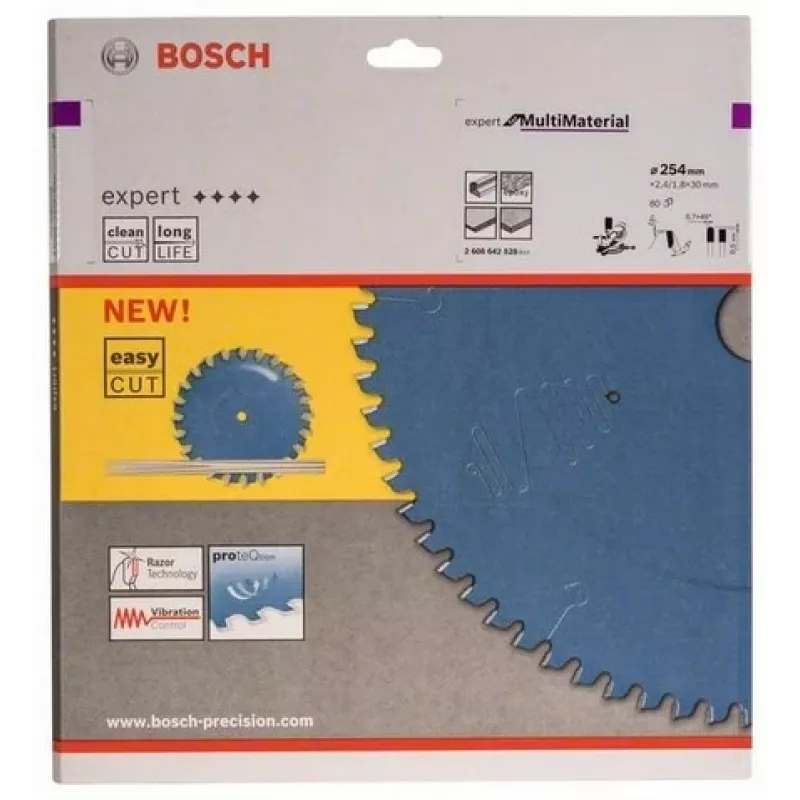 Bosch 2608642528 Kreissägeblatt 25,4 cm 1 Stück