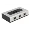 Hub DeLOCK 87673 1000 Mbit/s Schwarz Grau