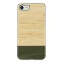 Handyhülle man and wood für iPhone 7/8 – Bambuswald Schwarz
