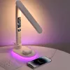 Tischleuchte Hawk HW-LAMP03 Weiß RGB — verstellbare LED-Schreibtischlampe mit RGB-Beleuchtung
