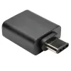 Eaton Tripp Lite Series USB 3.1 Gen 1.5 Adapter USB-C auf USB Typ A M/F 5 Gbps Tablet Smartphone - USB-Adapter - USB Typ A (W) auf 24 Pin USB-C (M) - USB 3.1 - Schwarz (U428-000-F)