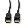 Value DisplayPort-Verbindungskabel DisplayPort-Stecker, DisplayPort-Stecker 1,50 m Schwarz 11.99.5798 Geschirmt