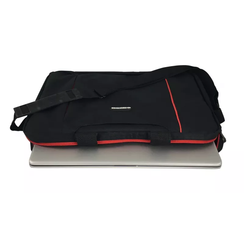 Esperanza SALERNO 39,6 cm (15,6) Toploader-Tasche Schwarz, Rot