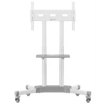 TV-Ständer ONKRON TS1351-W für 32–65 Zoll Fernseher, Weiß, Universeller Bodenständer