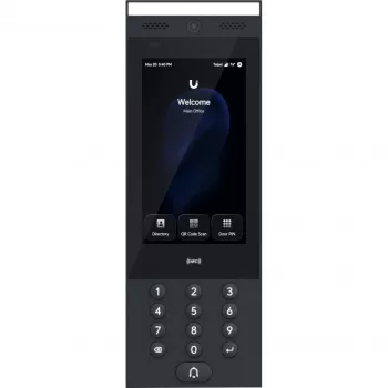 Ubiquiti G3 Intercom INDOOR/OUTDOOR Intercom-Terminal zur Verwaltung von Zutrittsanfragen für Wohn- und Geschäftsgebäude mit Touch-Pass-Unterstützung