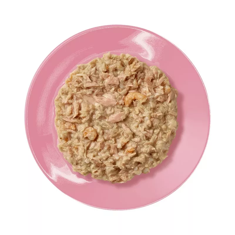 Applaws Thunfischfilet mit Garnelen in Brühe, Nassfutter für Katzen, 70 g