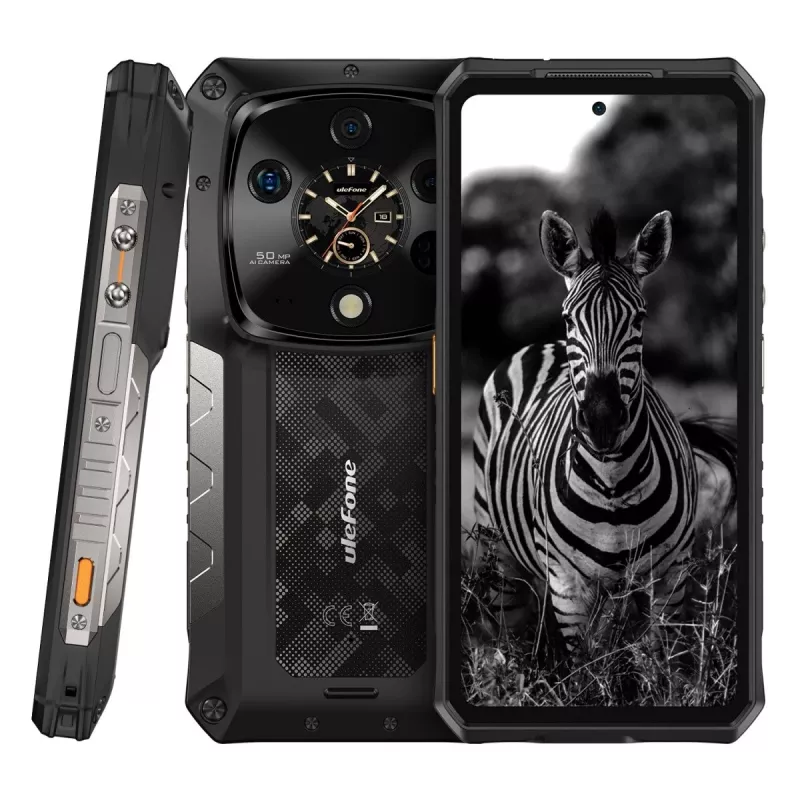 Robustes Smartphone UleFone Armor 28 Ultra 5G — 16 GB RAM, 1 TB Speicher, Schwarz