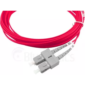 LWL-Patchkabel CBO SFP3233FU5MK 5 m OM4 SC auf ST Multimode türkis-violett
