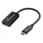 USB-Typ-C-zu-HDMI-Audio- und Videokonverter MediaRange MRCS234, 20 cm, Schwarz