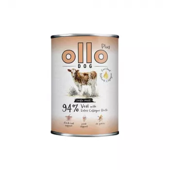 Ollo Plus Kollagen Kalbfleisch 400g Dose für Hunde