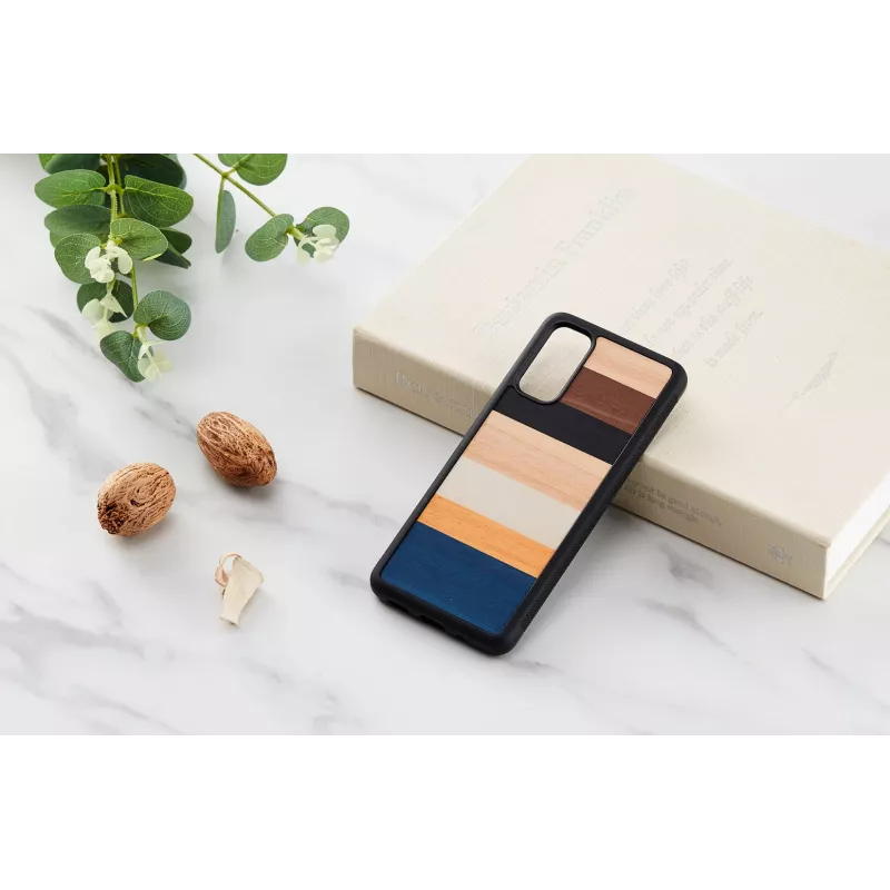 Handyhülle man and wood Galaxy S20 schwarz – Schutz-Hülle für Samsung Galaxy S20