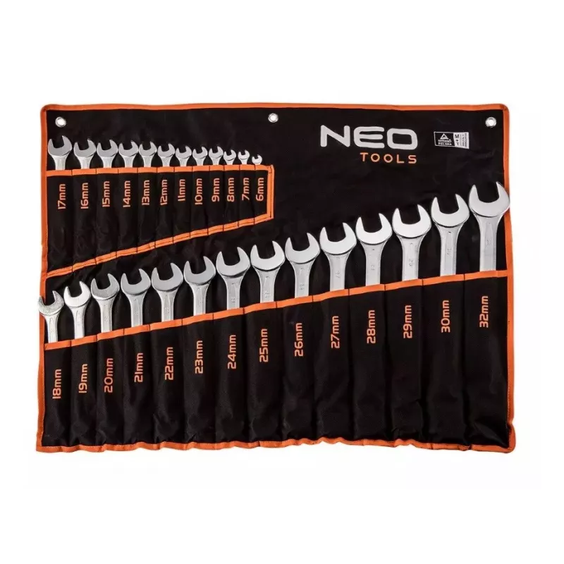 Neo Tools Schraubenschlüssel 6-32 mm, 26-teiliges Set