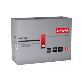 Activejet ATH-55NX Toner (Ersatz für HP 55X CE255X, Canon CRG-724H; Supreme; 12500 Seiten; schwarz)