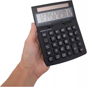 MAUL ECO 850 Taschenrechner-Etui Einfacher Taschenrechner Schwarz (7268890)
