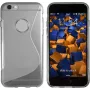 mumbi TPU Hülle S-Design transparent schwarz für Apple iPhone 6/6s (MUMBI_4498)
