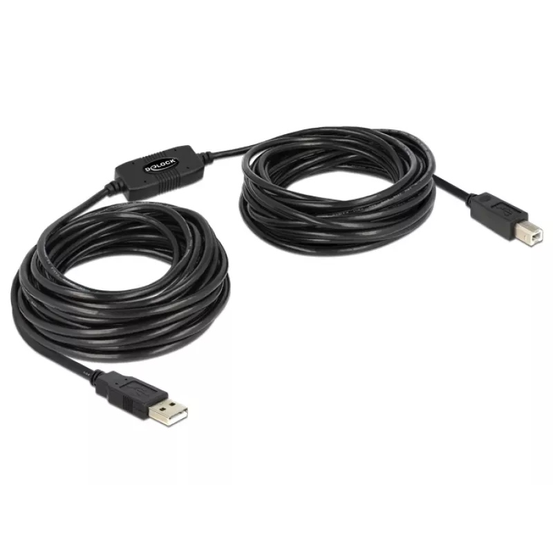 USB-Kabel DeLOCK 11m USB2.0-A - USB2.0-B