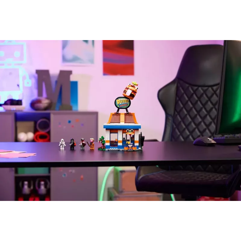 LEGO Bauspielzeug LEGO FORTNITE 77076 Durrr Burger Restaurant Spielset — 546 Teile, 4 Minifiguren, 270×180×90 mm