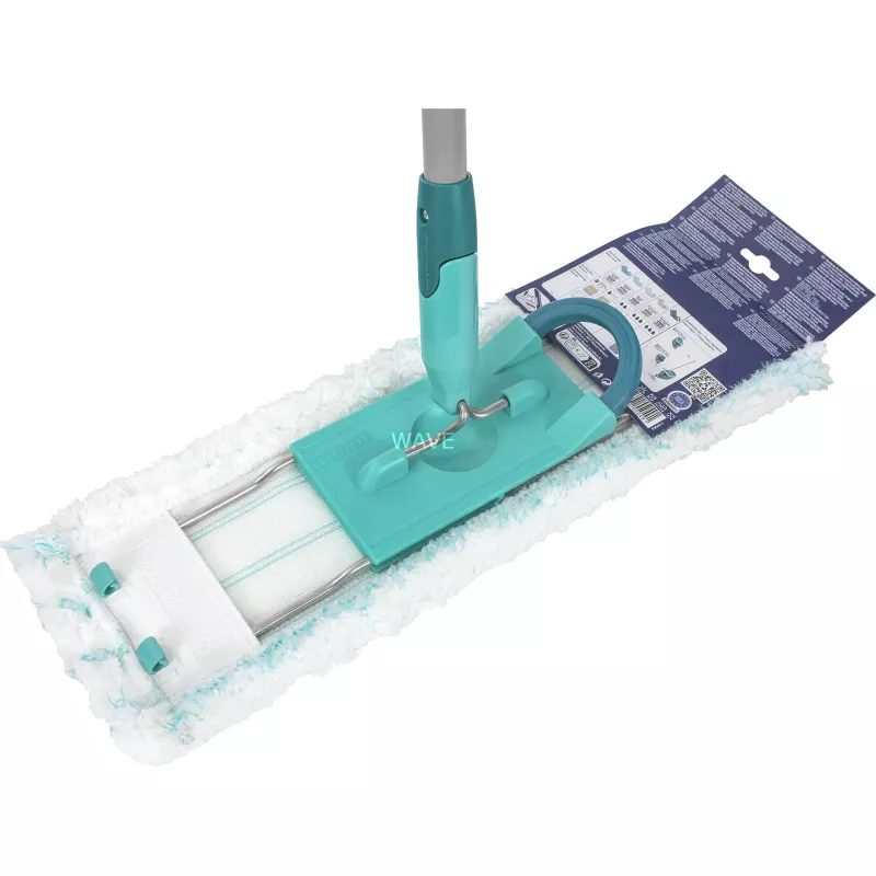 Mop Leifheit 55049 Mikrofaser-Mopp für Laminat, Fliesen und Holz, grau/türkis