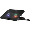 Notebook-Kühlpad DEFENDER NS-510 mit 2 Lüftern, 2×USB-Anschlüssen und RGB-Beleuchtung