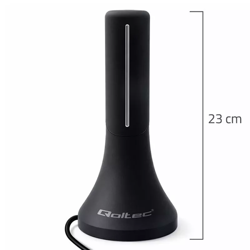 Fernsehantenne QOLTEC TV DVB-T/T2 Qoltec (Innen-/Außenbereich) Modell 57065