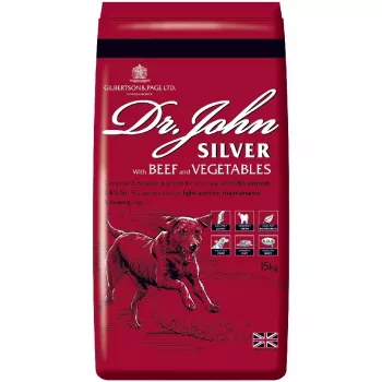 DR JOHN Silber Beef - Trockenfutter mit Rind - 15kg